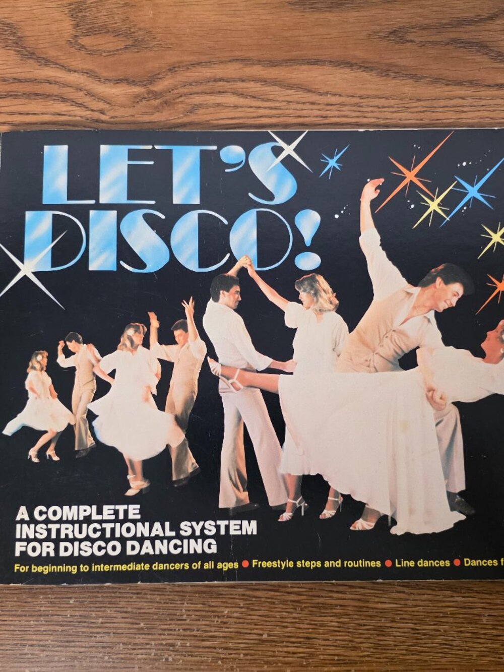 Vintage 1978 Book Let's Disco A Complete Instructional System for Disco Dancing